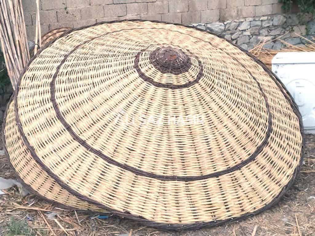 Örme Hasır Plaj Şemsiyesi