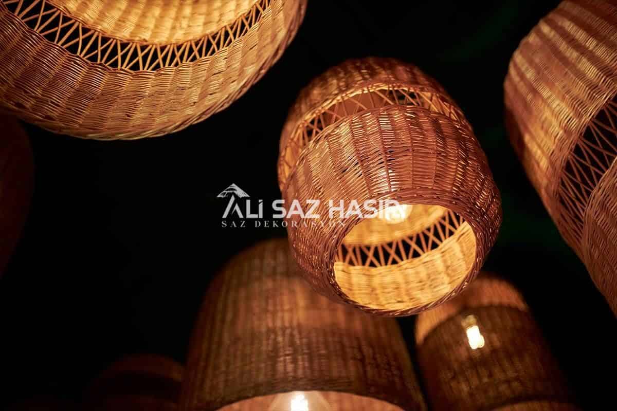 Bambu Rattan Avizeler